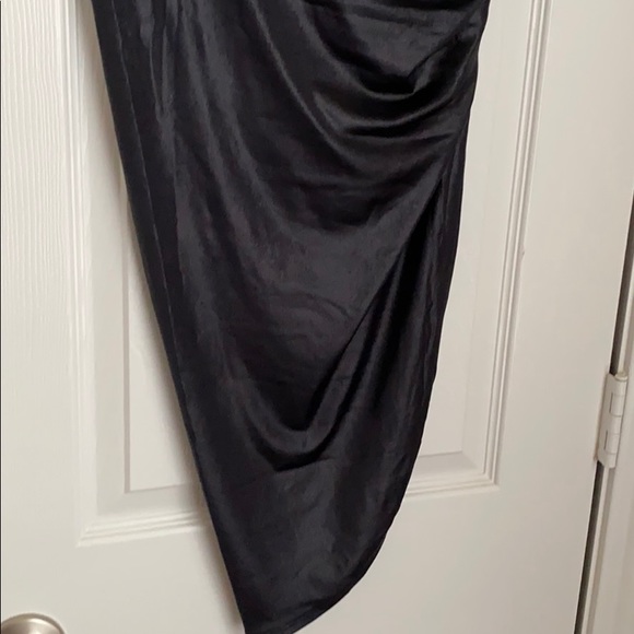 UO urban outfitters black ruched midi skirt - Picture 5 of 11